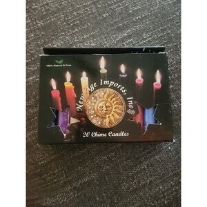 New 4 inch Chime Spell Candles Assorted Colors 20 Piece New | Witchcraft | Altar